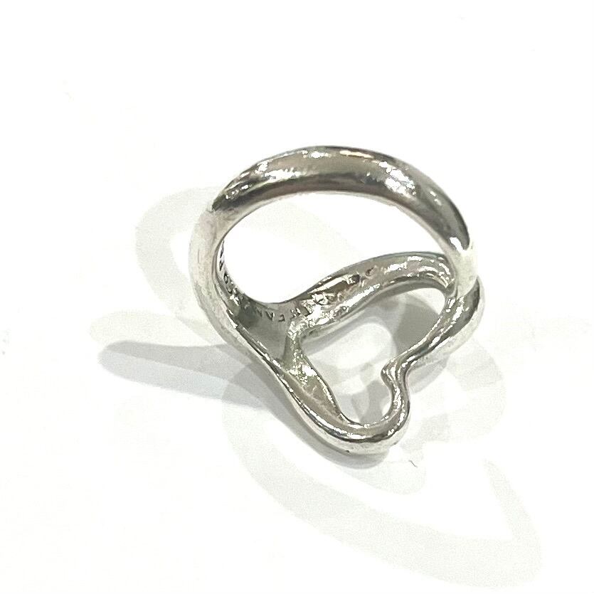 TIFFANY&CO】【10号】T2004 個性の美学。オープンハートリング 10号