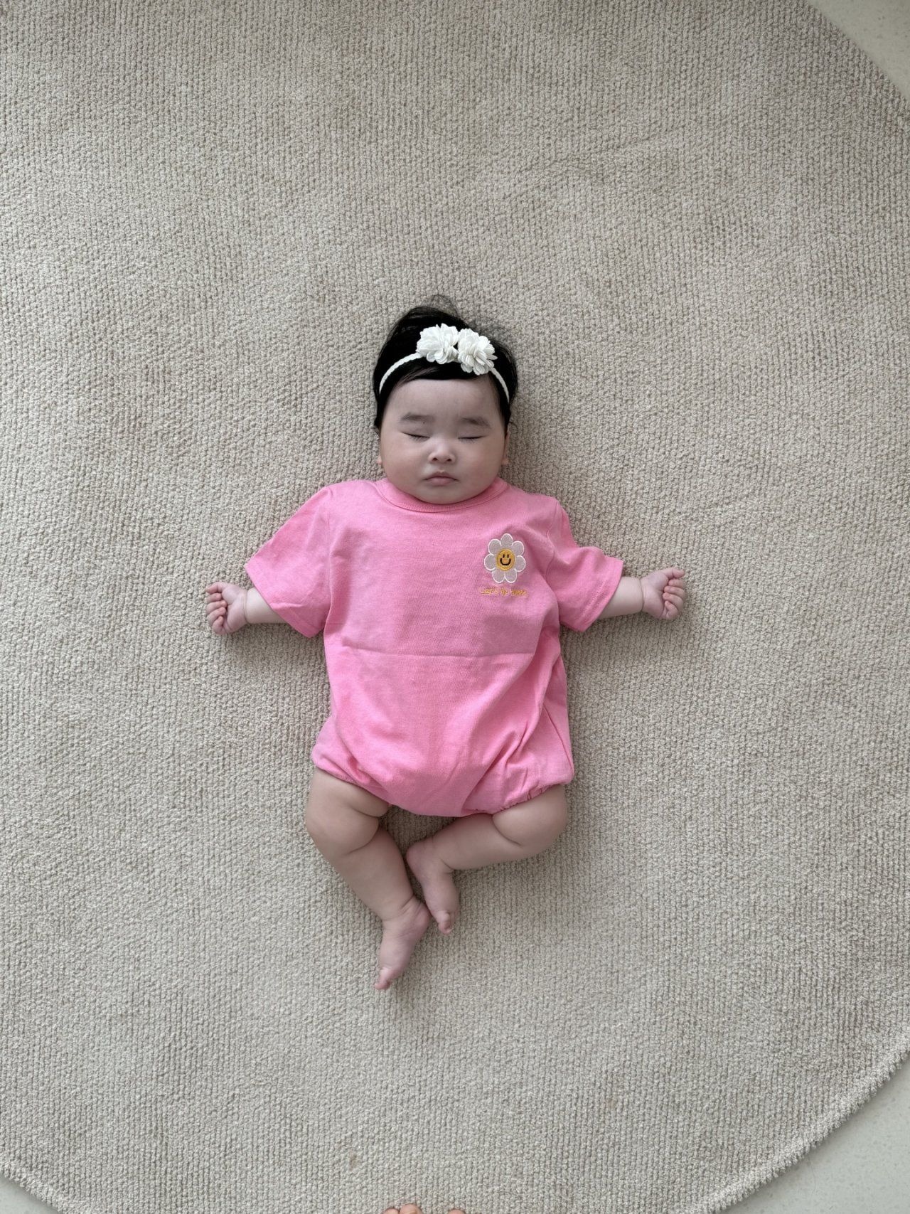 [Moran bebe] Happy Daisy Bodysuit / [모란] 해피데이지슈트