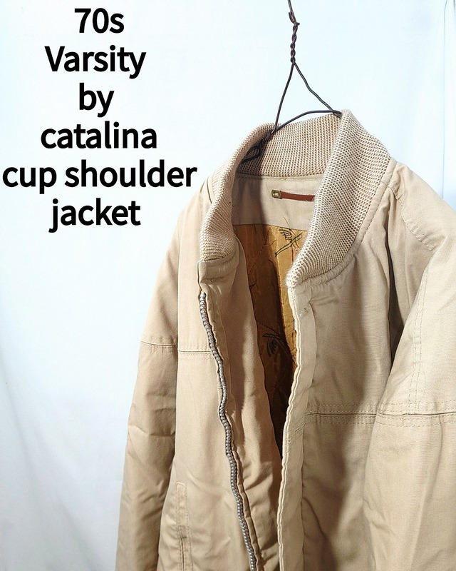 Vintage Varsity by catalina cup shoulder jacket 70s | 塚野製作所 