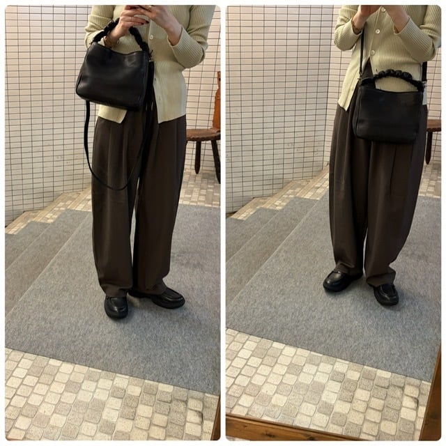 B.stuff ギャザーハンドル2WAYショルダー