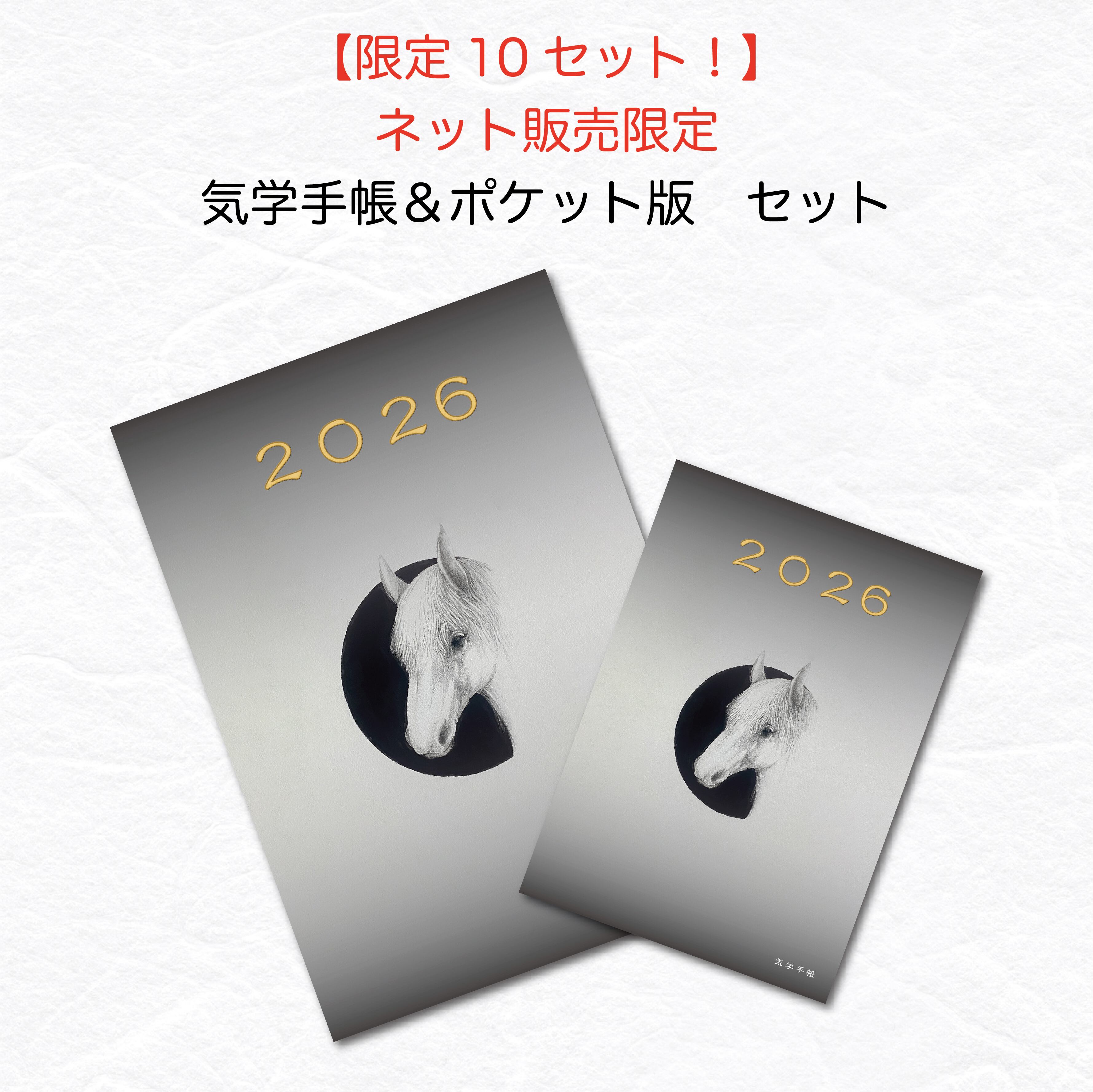 【ネット限定・10セット/10% OFF!】お得な気学手帳&気学手帳ポケット版セット【クーポンを使えばさらに10%OFF!】