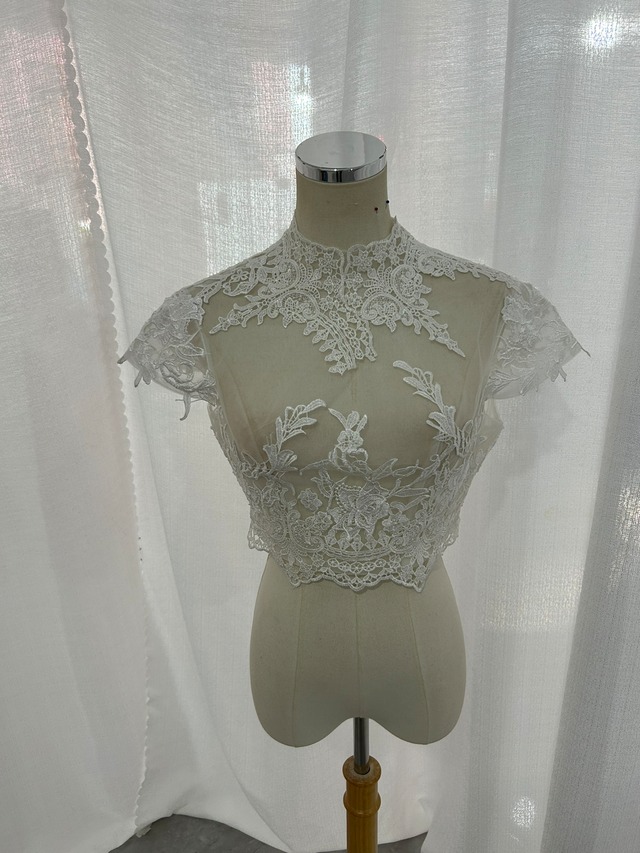 トップス ラベンダーピンク デザイン感 色直し ソフトチュール 绮丽な  