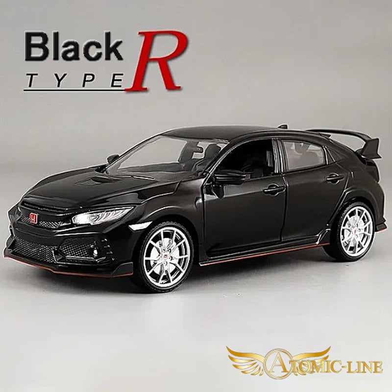 HONDA シビック TYPE-R ミニカー 1/24 全3色 ライト点灯 エンジン