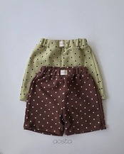 韓国子供服 / 26Autumn / Aosta / ドットトントンパンツ / 秋服 *S~XXL*