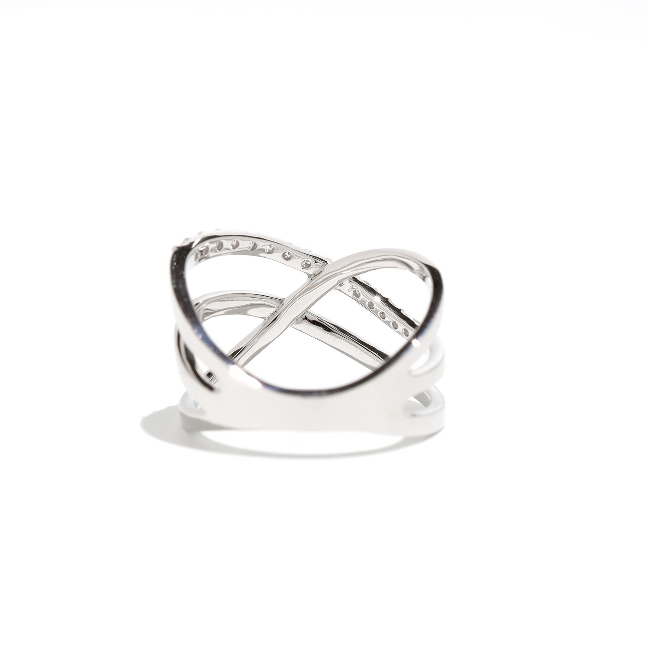 ダイヤモンド デザインリング pt950 / 0.200ct