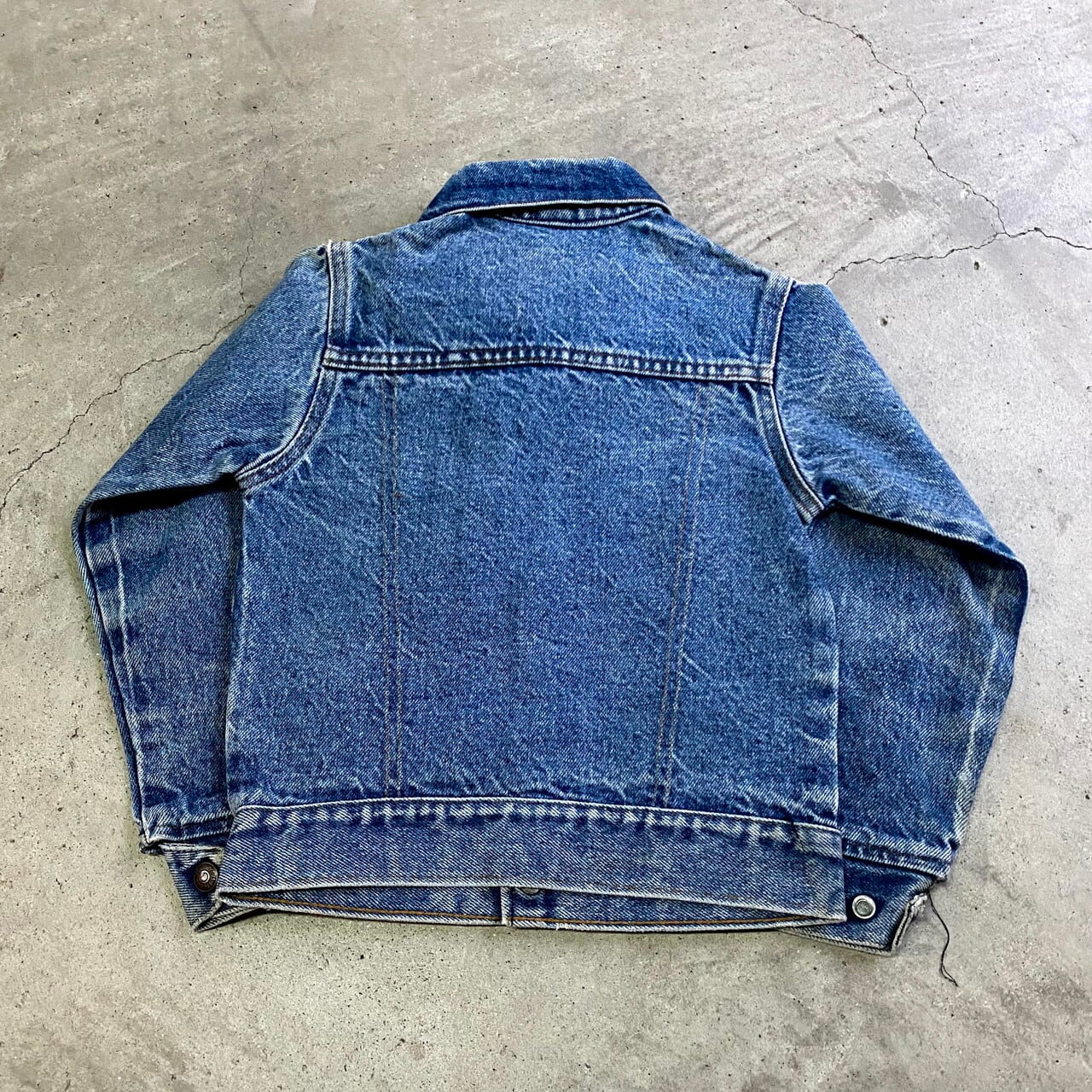 【kids】70年代〜80年代 USA製 Little Levi's リトル リーバイス デニムジャケット 3歳 100?相当 古着 キッズ 子供服  70S 80s ビンテージ ヴィンテージ トラッカージャケット【デニムジャケット】【AL2110】 | cave 古着屋【公式】古着通販サイト