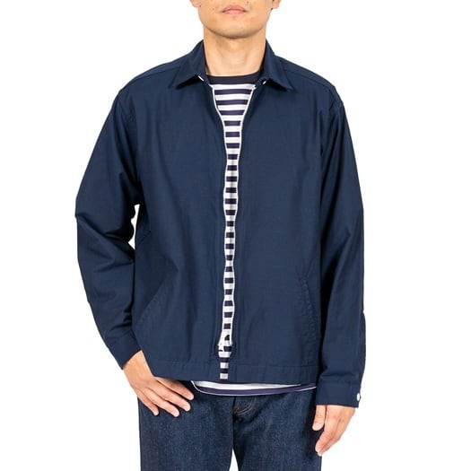 WORKERS(ワーカーズ)～Swing Top, Combed OX, Solid Navy～ | Amboy