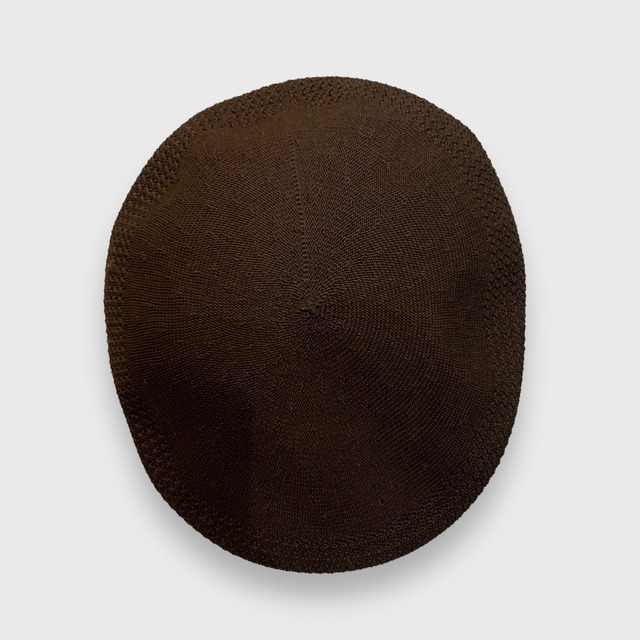 KANGOLカンゴール　VENTAIR504 メッシュハンチング帽　茶色　