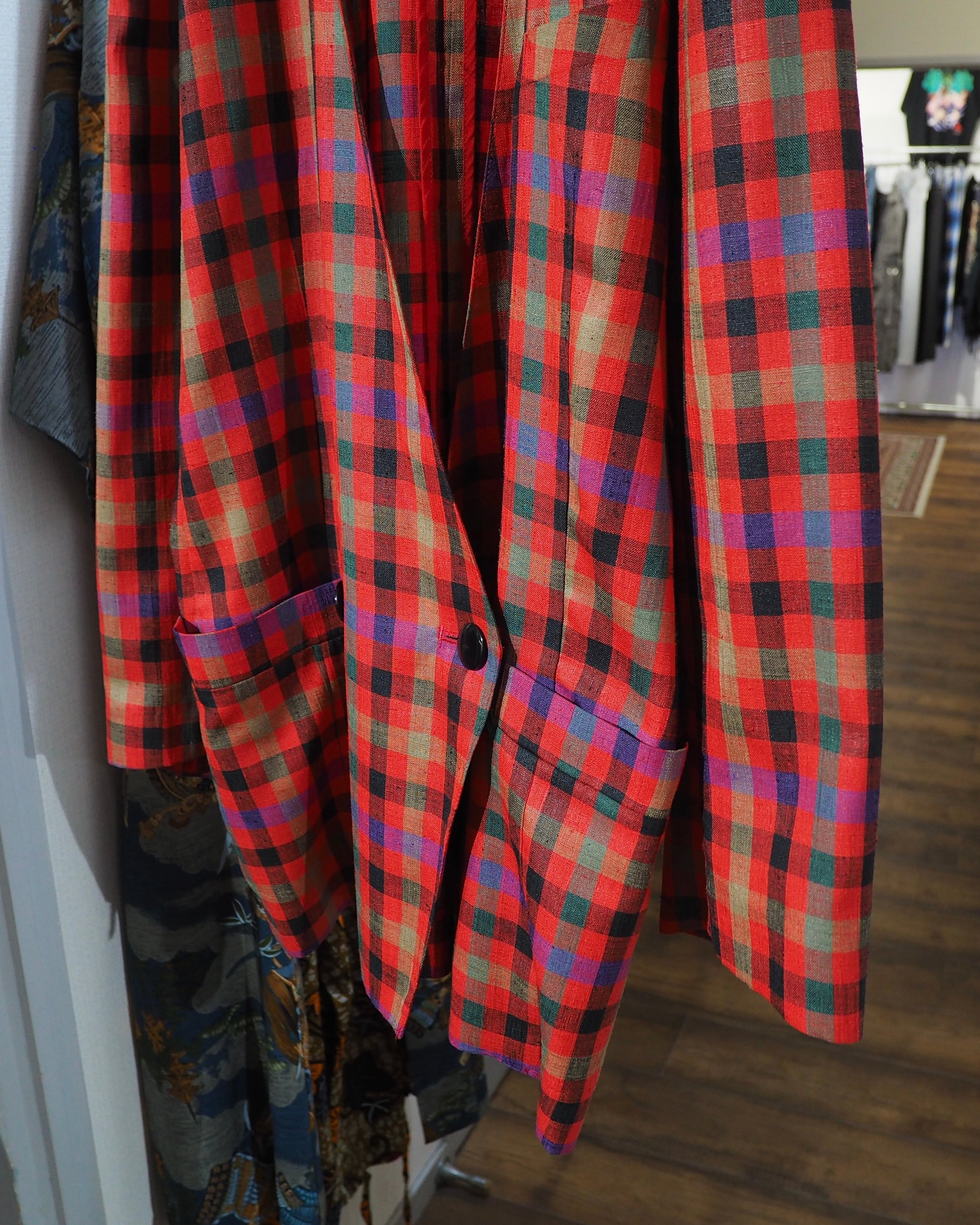 1980s " atelier SAISON " vintage No collar Easy jacket