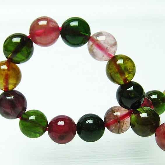 ミックスカラートルマリン ブレスレット 8mm  211-1498