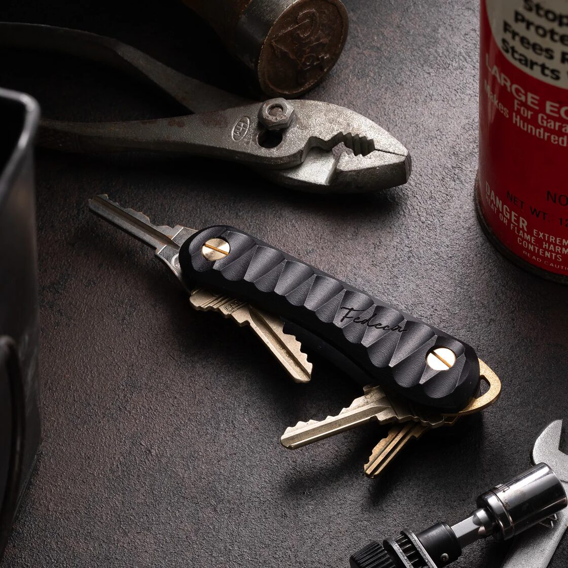 FEDECA キーオーガナイザー リップルブラック | Pay ID