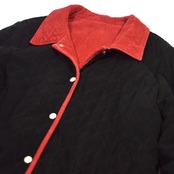 reversible quilting × corduroy jacket