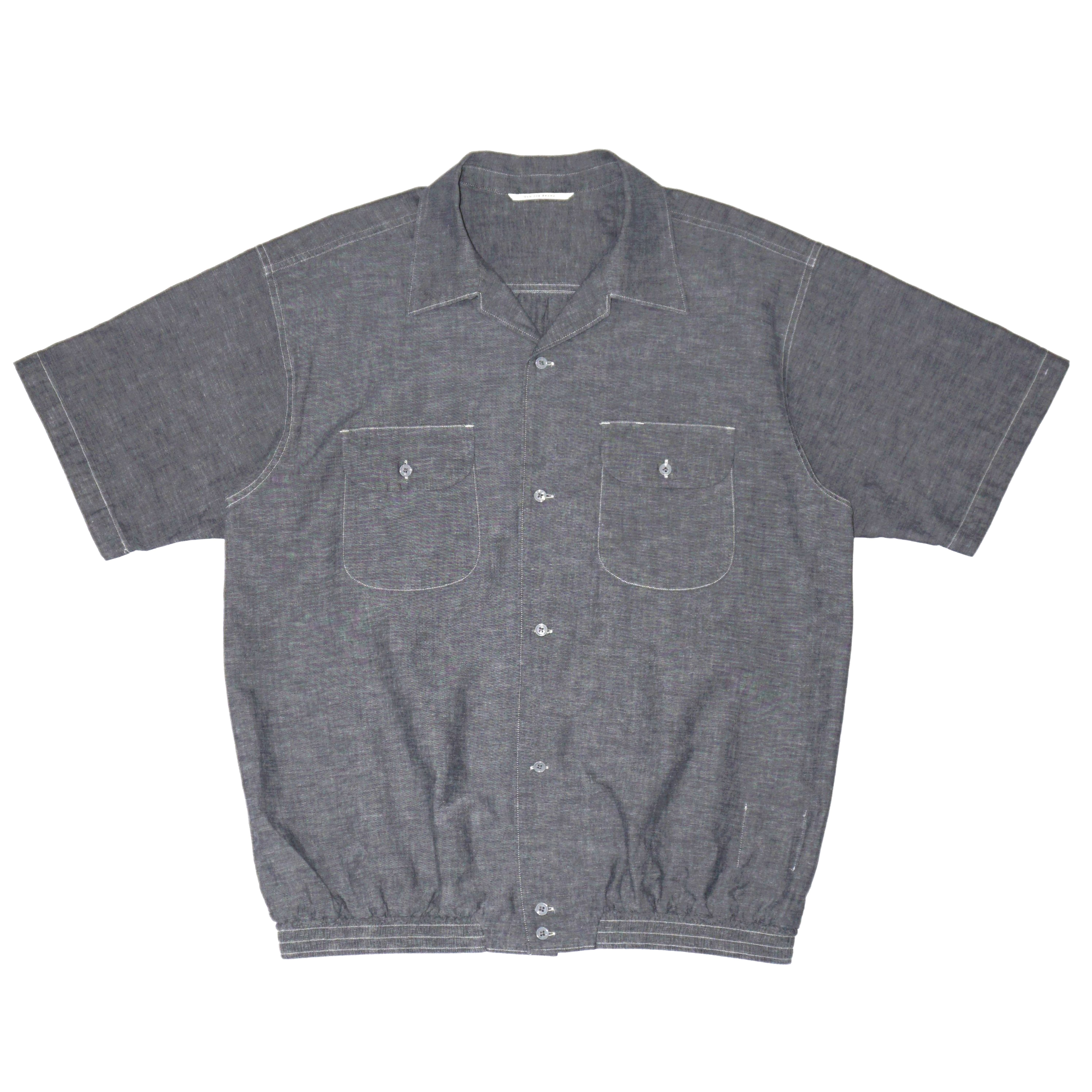 40s Smoky Joe ウールギャバジンシャツ チェーンステッチ OLD JOE / GATHERED WAIST MARLBORO SHIRTS (Short-sleeve) | GANKO
