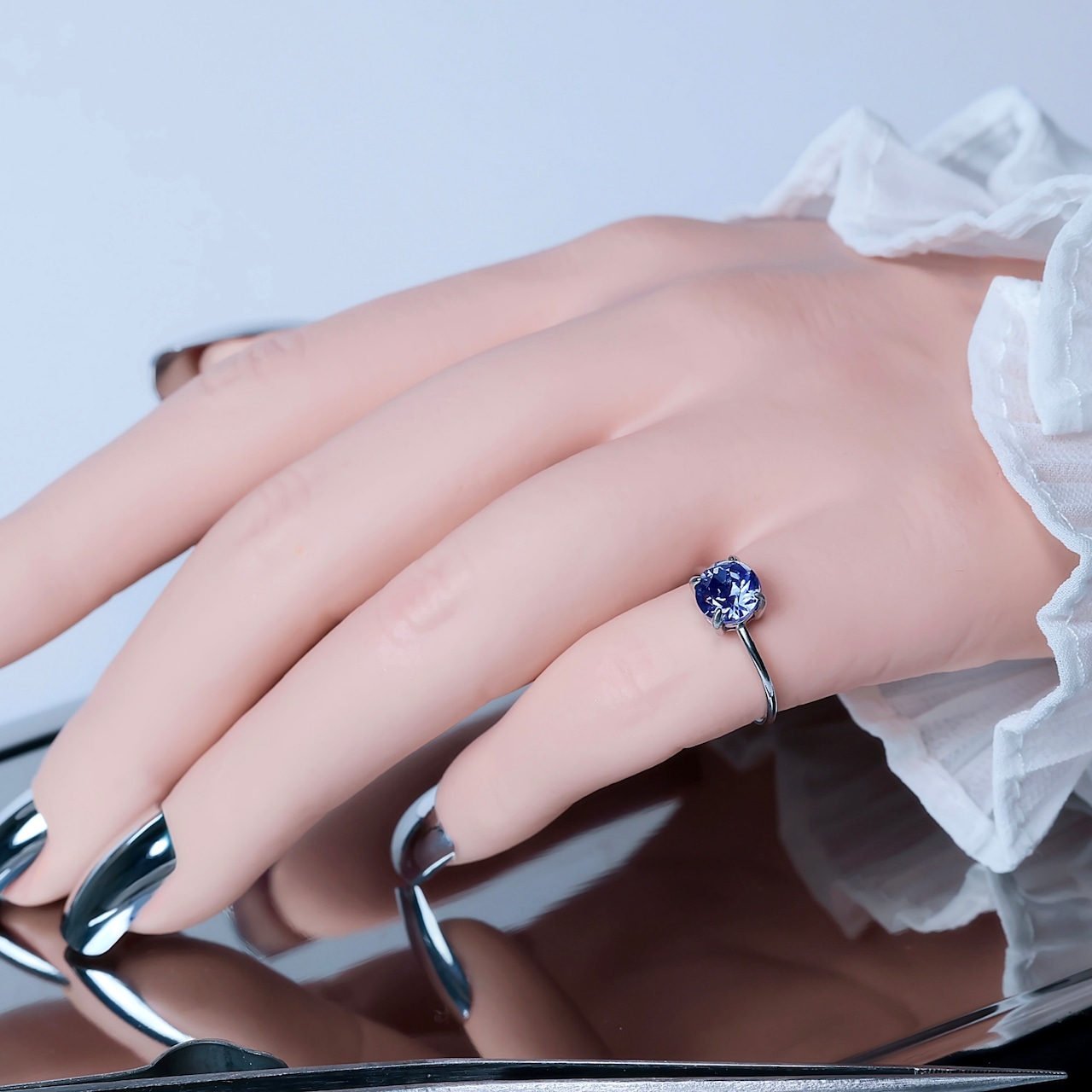 リング 夜桜 Round0606 Silver