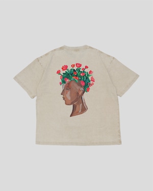 LP MM HAPPINESS FLOWER S/S TEE IVORY