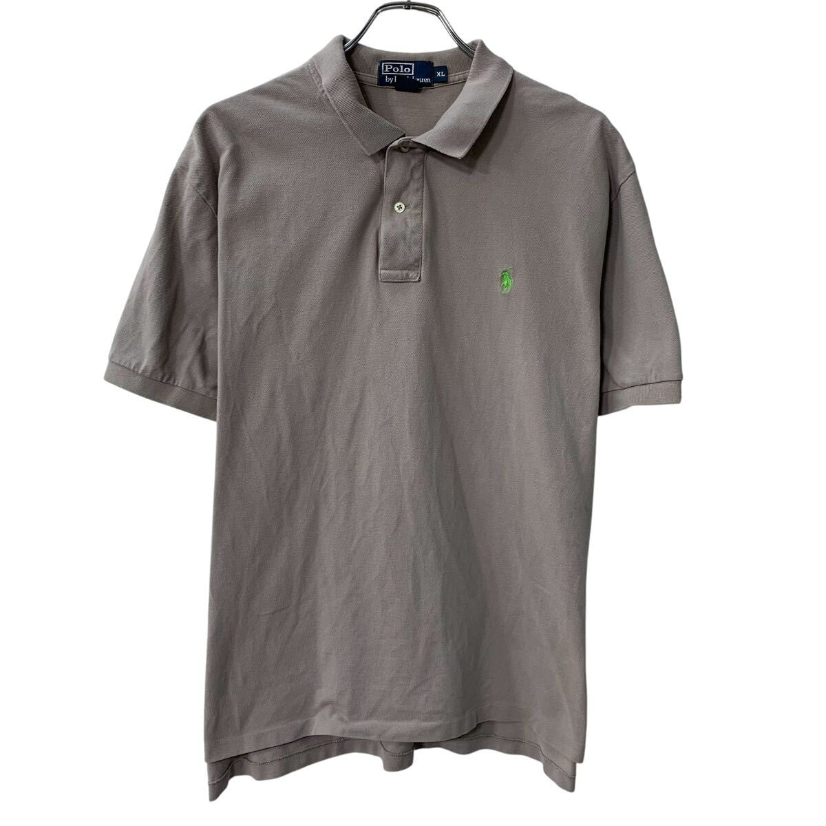 90s Polo by Ralph Lauren 半袖 ポロシャツ M アイボリー ポロラルフ