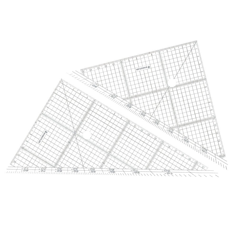 ステッドラー(STAEDTLER) 三角定規 製図 セット レイアウト用 24cm 966