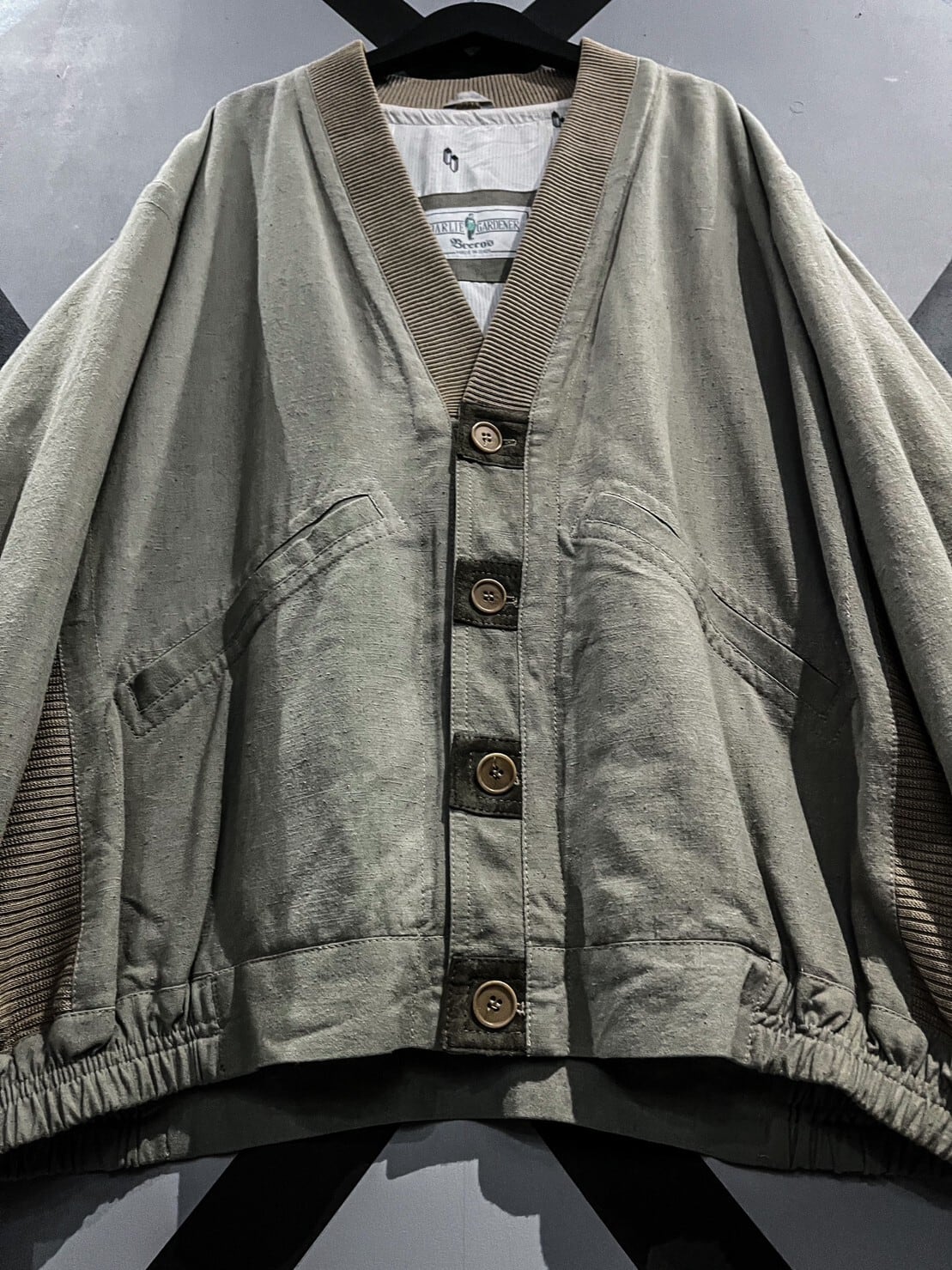 レトロ 古着 マルチカラー 立体 3D デザイン ユーロ調 カーディガン 下北沢 レトロ 古着 マルチカラー 立体 3D デザイン ユーロ調 カーディガン 下北沢