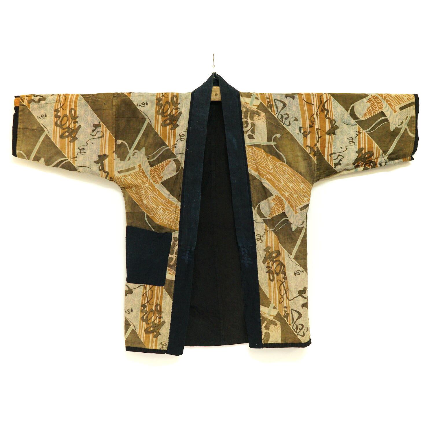 アンティーク　半纏　藍染　古布 d9cbad3125f89625c083d875d41e73