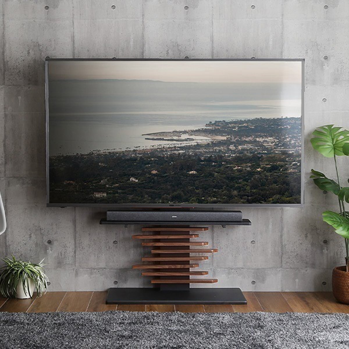 テレビ+台+サウンドバー+HDD テレビ+台+サウンドバー+HDD