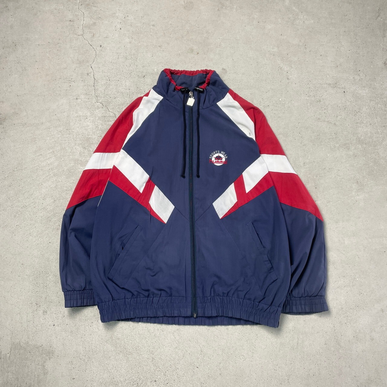 90年代 hummel ヒュンメル ウォームアップジャケット メンズS-M相当 