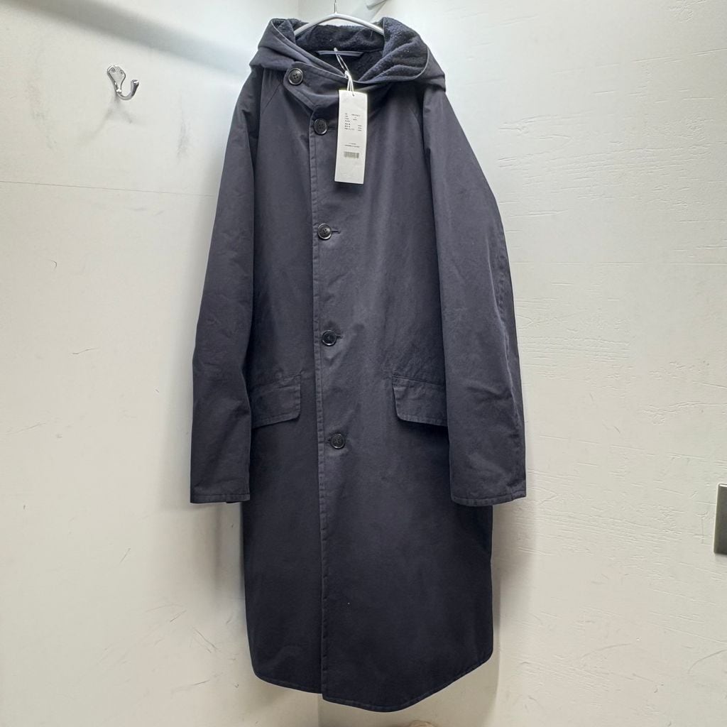 【アメリカ古着❗️】超美品！80sヴィンテージロングコート黒ブラックライナー付き 古着 70s USA製 McGREGOR ブラック ボア ウール ギャング ランチ