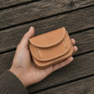 【受注製作】本革たっぷりカードミニ財布