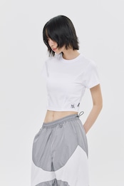 BASIC CROP SPORT JERSEY_WHITE