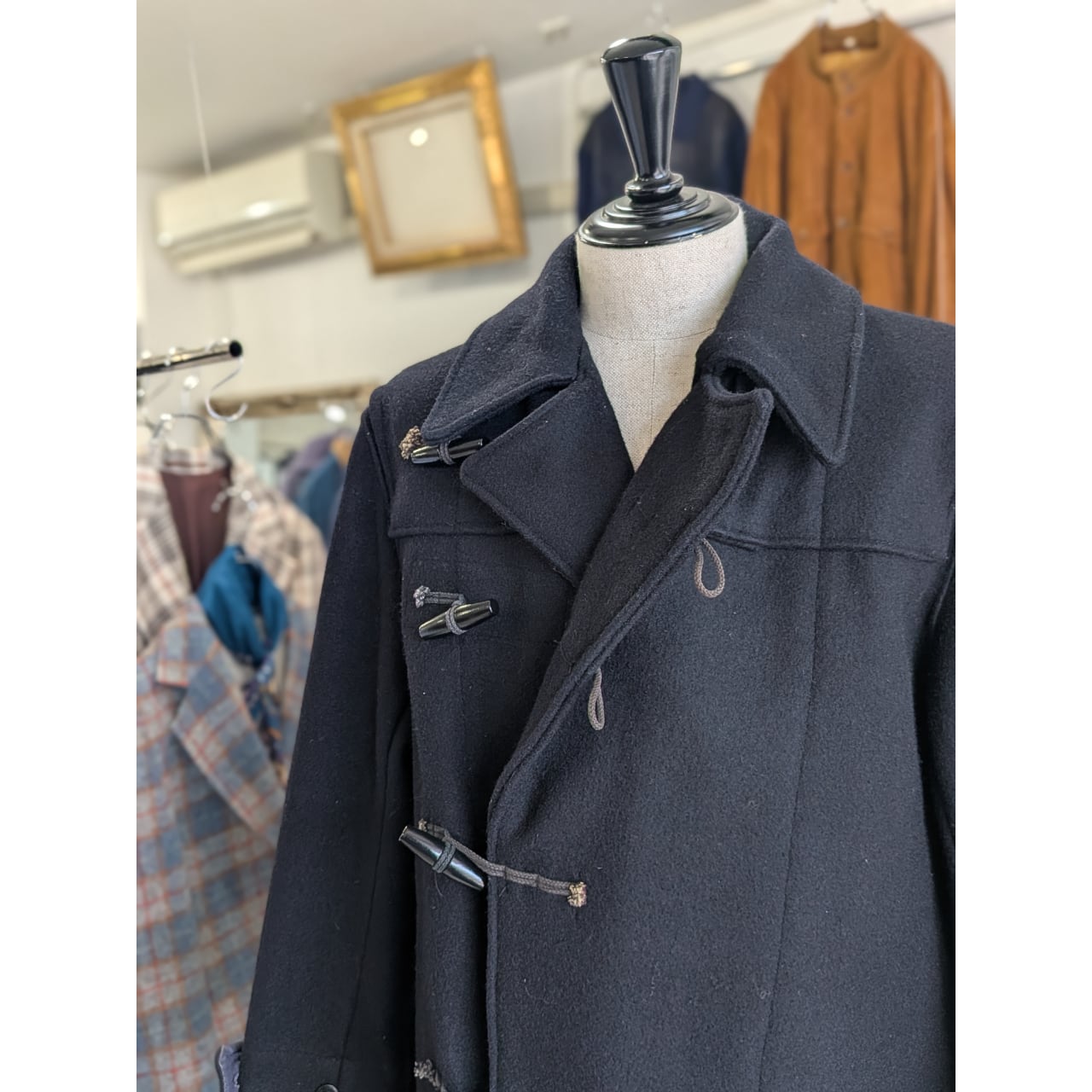 【SPECIAL】British GPO navy duffle coat 50年代 イギリス 郵便 ダッフル コート(サイズ2・実寸M〜L相当)|NA484