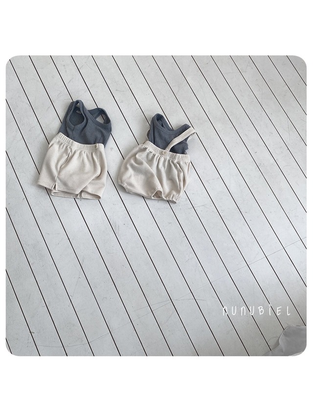 〘予約〙nunubiel / bebe route rompers