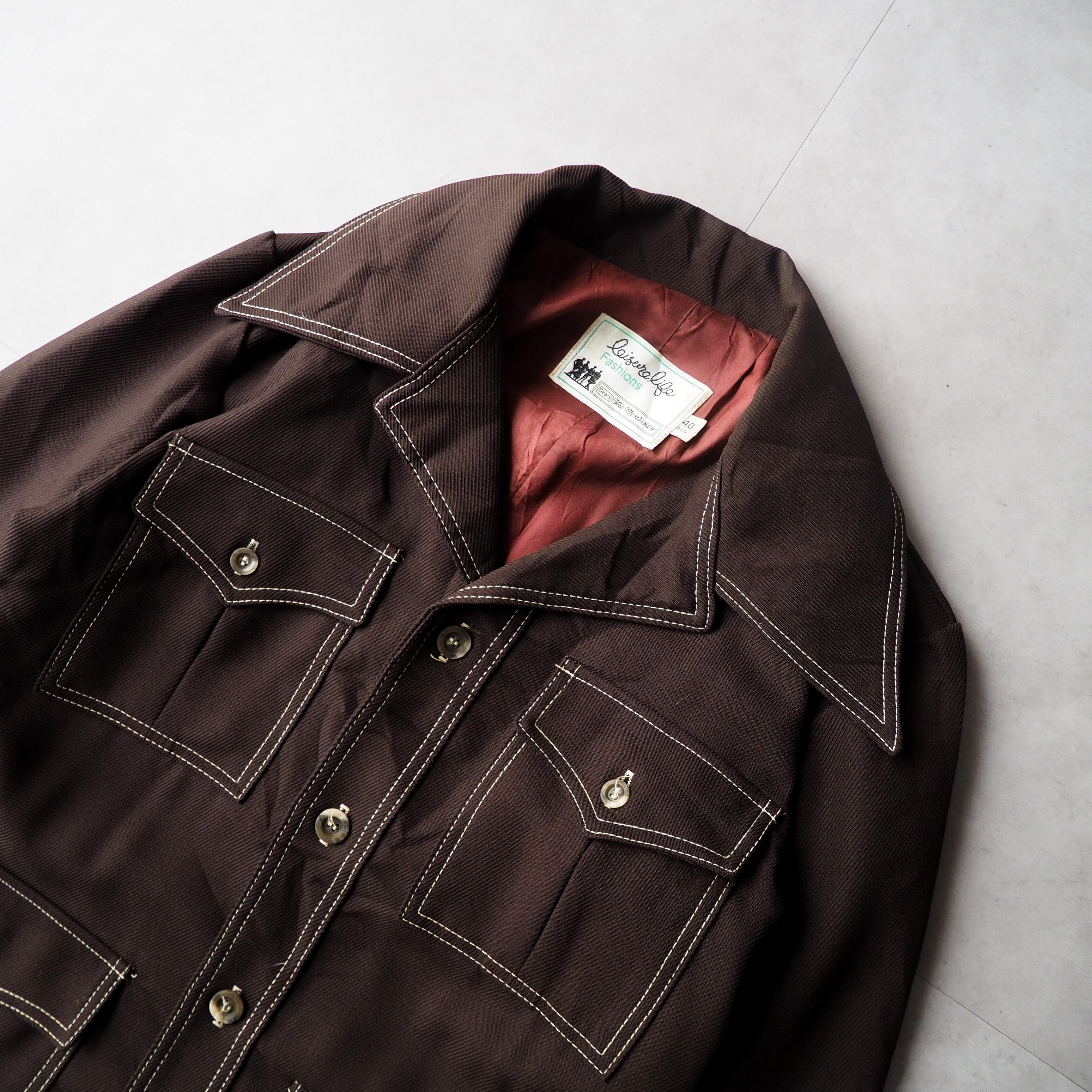 70s “Sears” safari jacket 70年代 シアーズ サファリジャケット ...