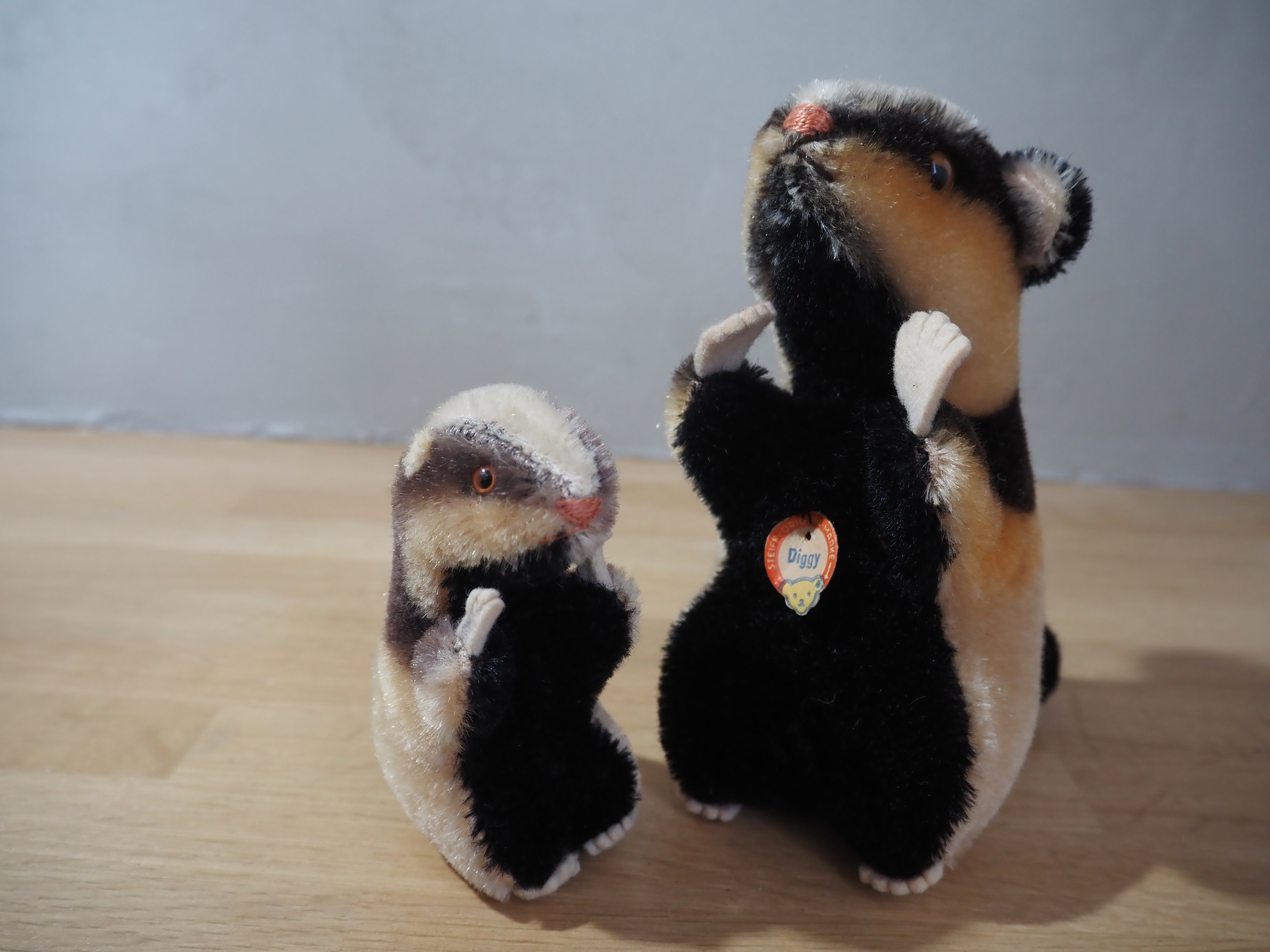 オールド シュタイフ アナグマ Steiff Diggy 10cm | ヒガシマチマーケット