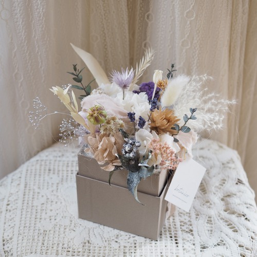 635.flower gift box S ｜フラワーギフトボックス