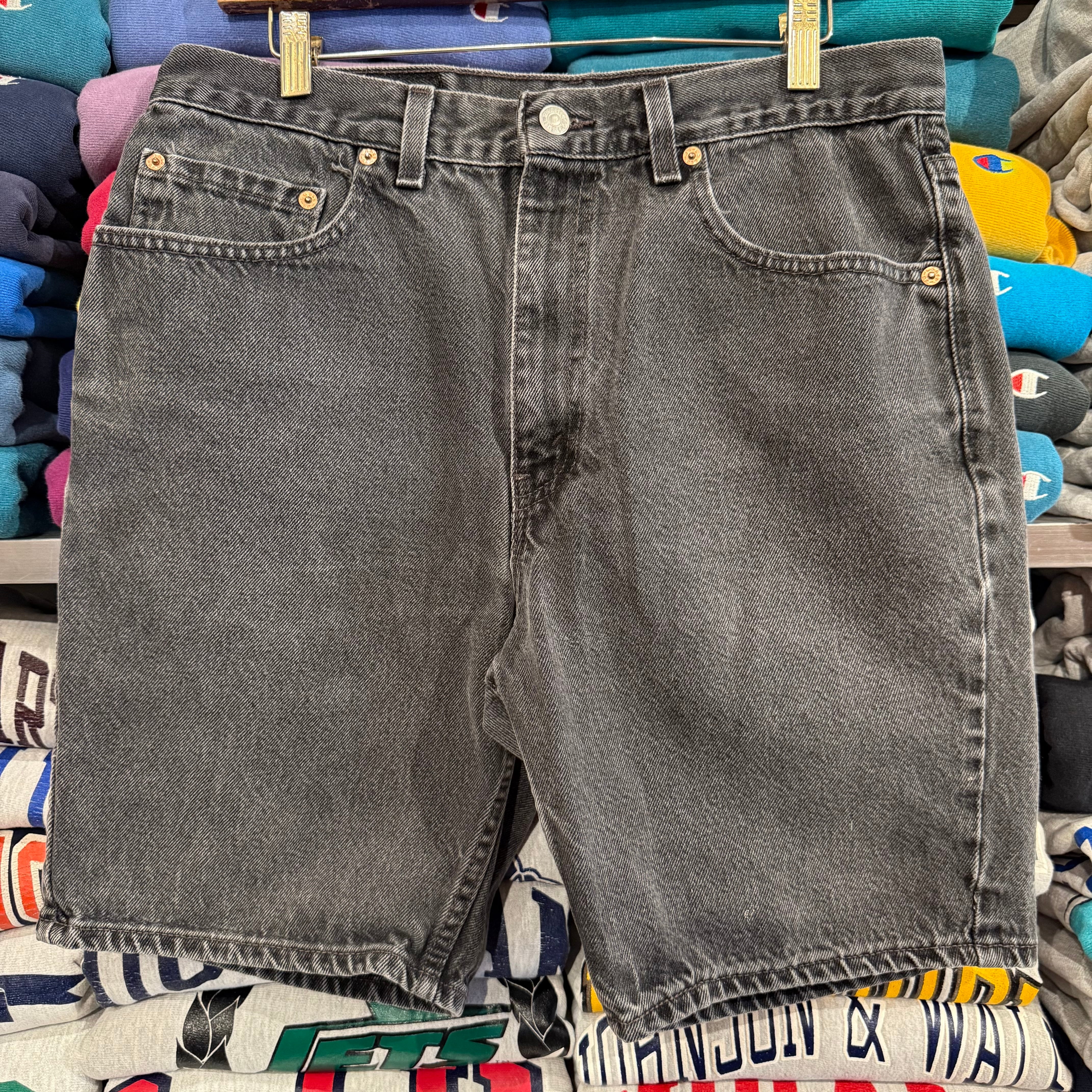 90s LEVI'S 505 BLACK US MADE SHORTS (W34) | BerBerJin / & BerBerJin