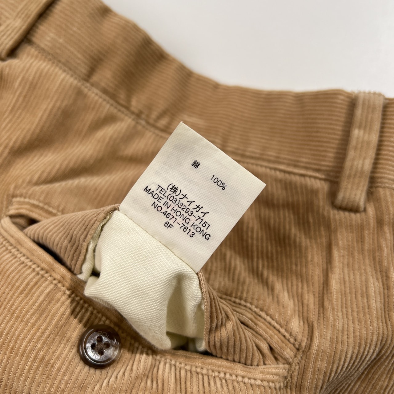 POLO GOLF RALPH LAUREN ポロ ゴルフ ラルフローレン コーデュロイ スラックス パンツ サイズ 32 /メンズ/ナイガイ/ベージュ系