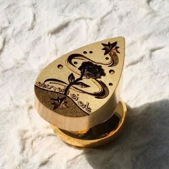【星の王子さま】Wax Seal Stamp│小数入荷_Rose Star Sand