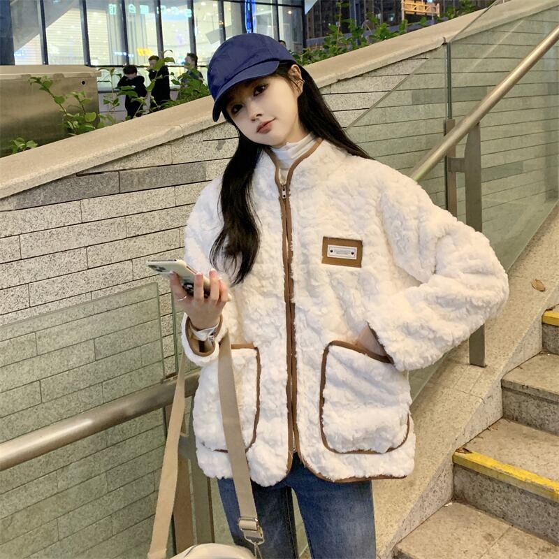 ジャケット オータムウィンターベルベットトップス ストリート 秋物 冬物 1号婦人57088070097