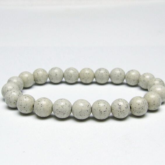 北投石 ブレスレット 9mm 一点物 メール便可 111-50310