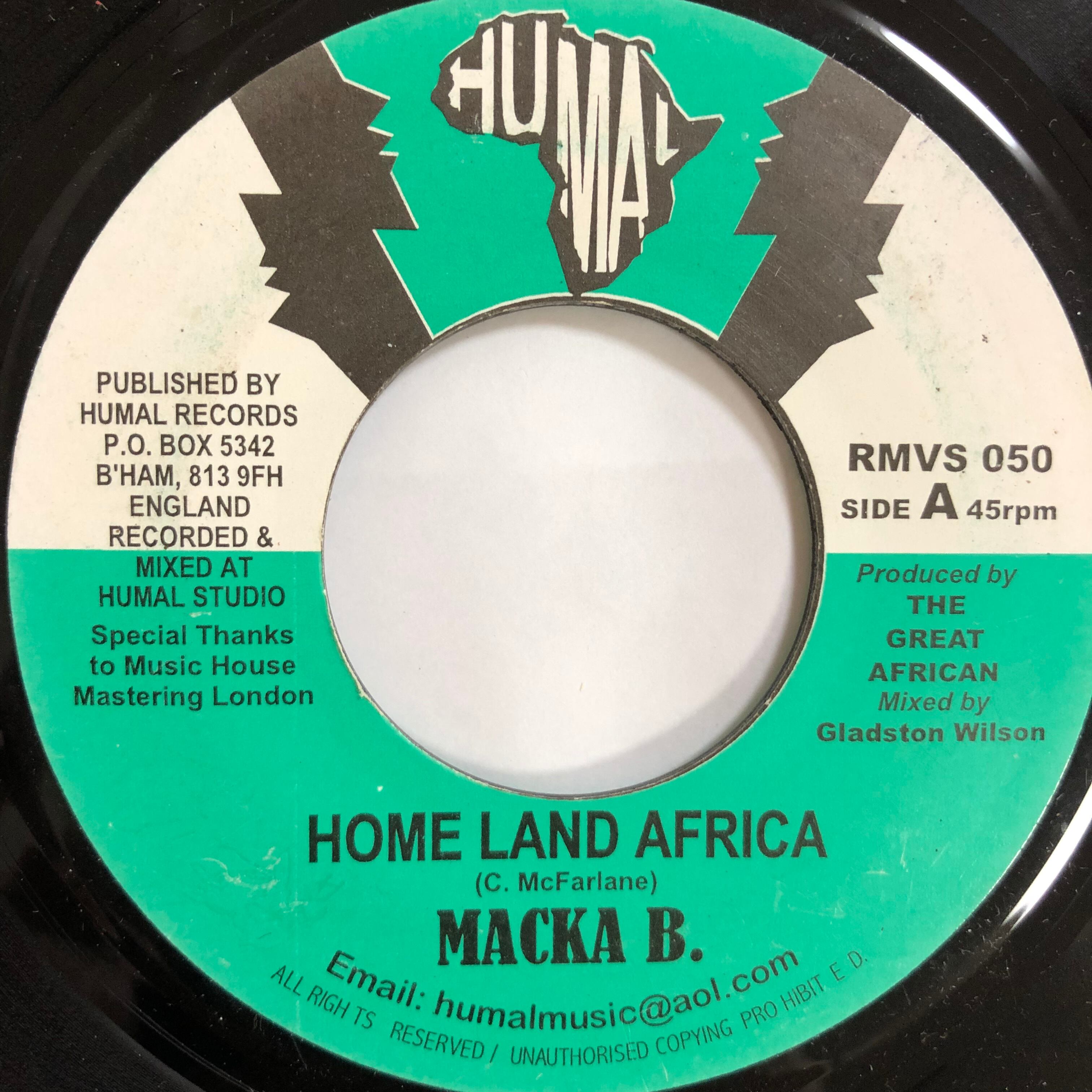 Macka B（マッカB） - Home Land Africa【7-20054】