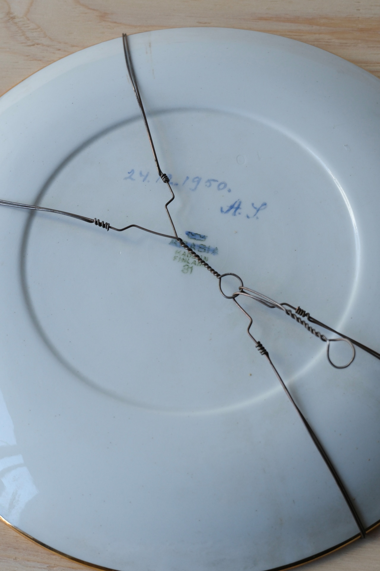 Beautiful hand-painted plate