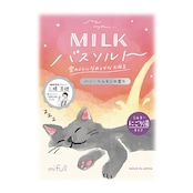 munya すやすやニャイトMILKバスソルト ハニー×レモン|にごり湯 入浴剤 保湿 プチギフト
