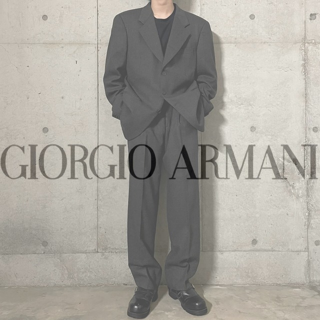 【GIORGIO ARMANI】made in Italy setup suits(lsize)0217/tokyo