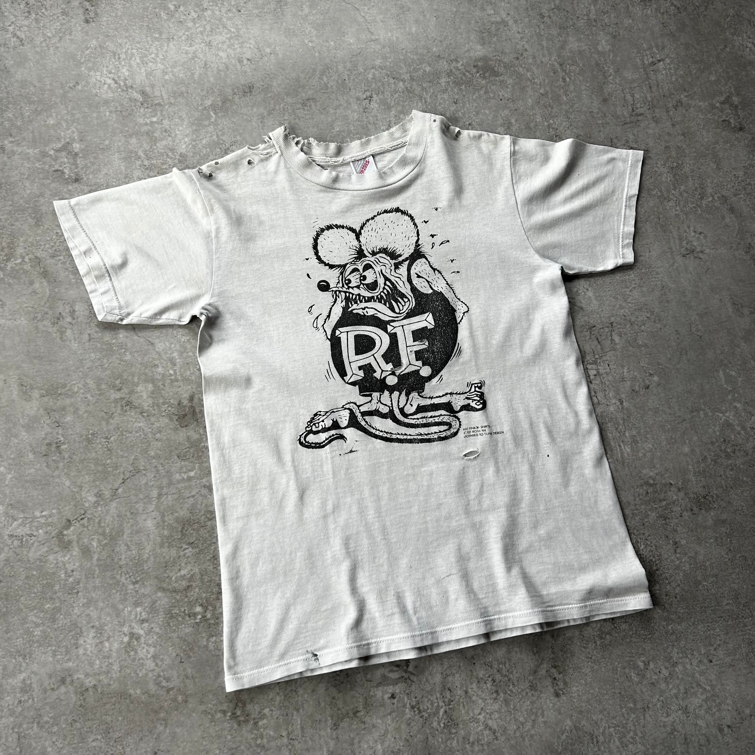 90s Rat Fink ラットフィンク tシャツ USA製 アッシュグレー S | 東京