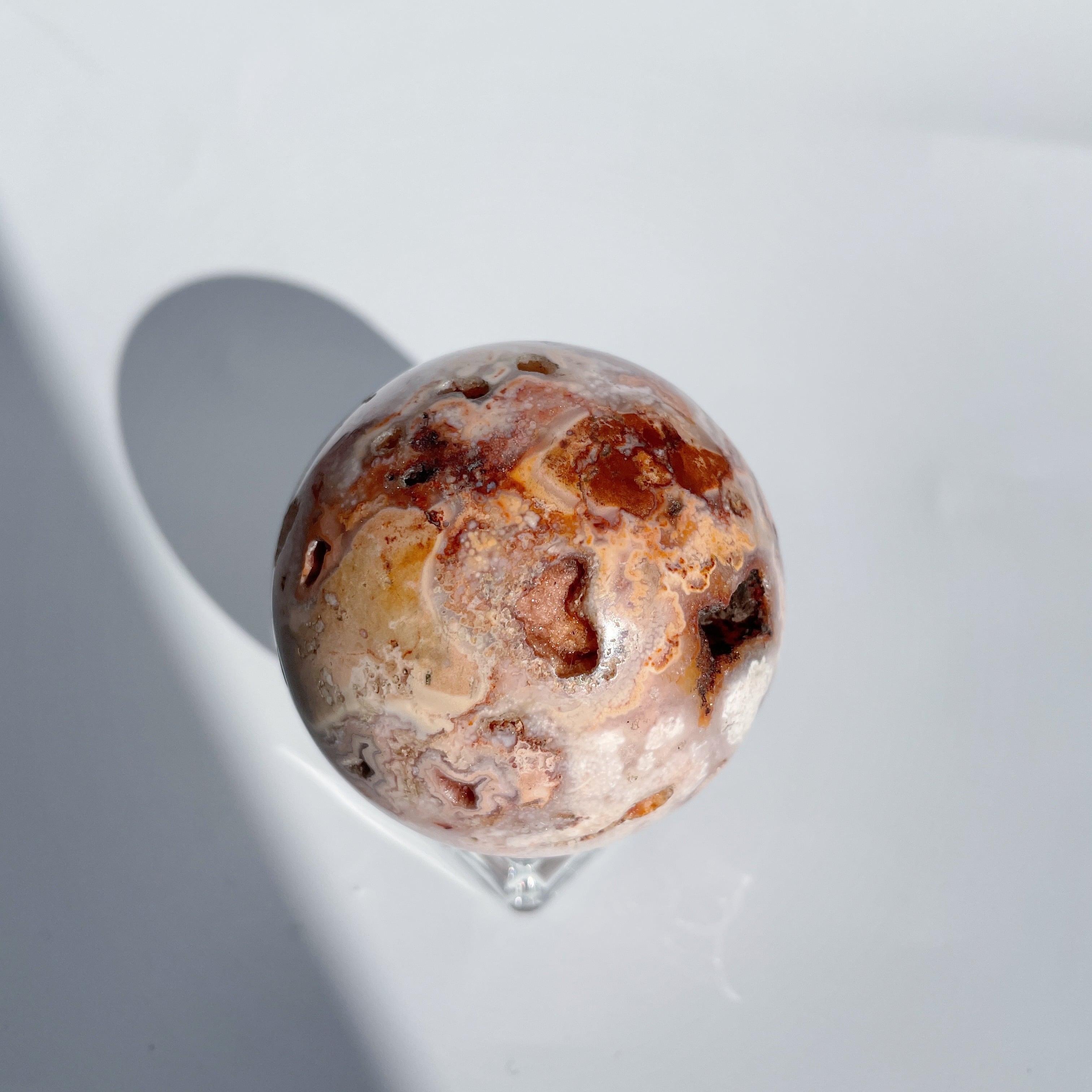 クレイジーレースアゲート スフィア36◇Crazy Lace Agate