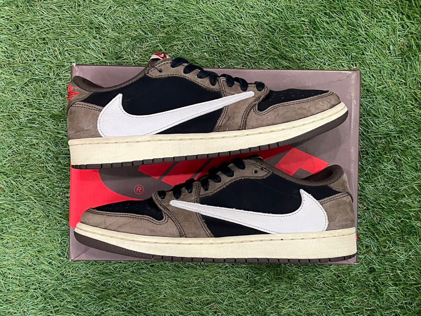 NIKE × TRAVIS SCOTT AIR JORDAN 1 LOW OG SP-T CQ4277-001 26.5cm 