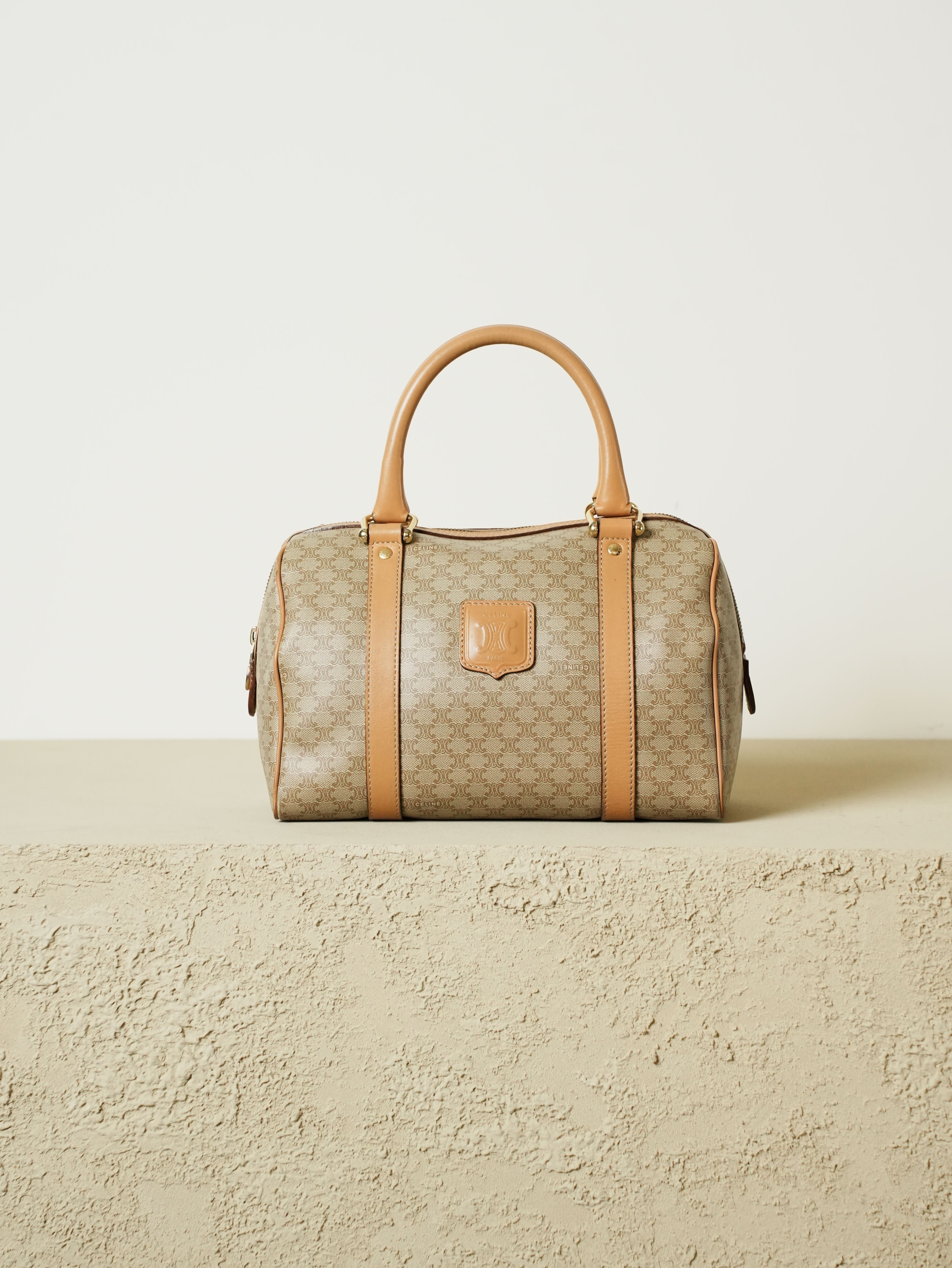 CELINE セリーヌ マカダム柄 w26 ボストンバッグ | Raum Vintage