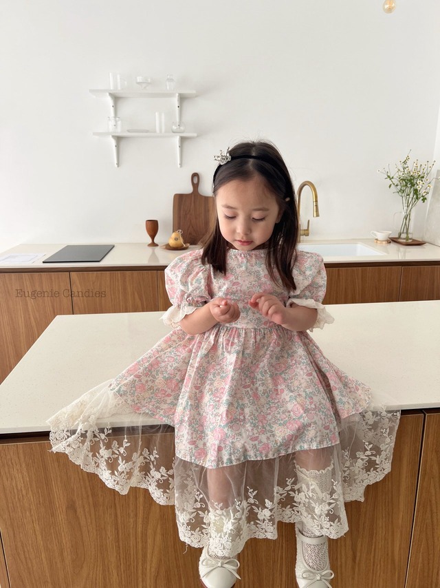 【5/15〆予約】<EugenieCandies>  Bunny rose one-piece