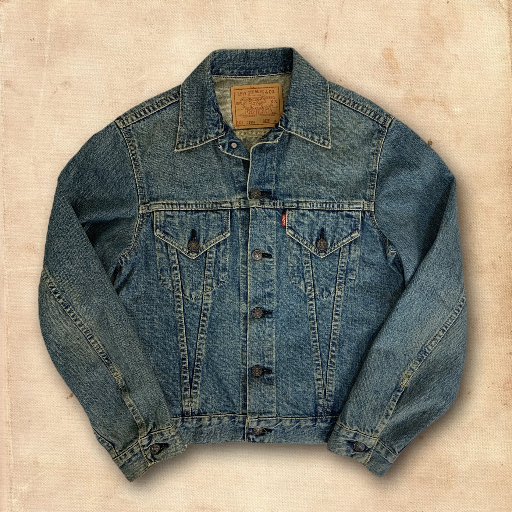 【Levi's 71557】リーバイス 3rd Type 60s復刻デニムジャケット 95