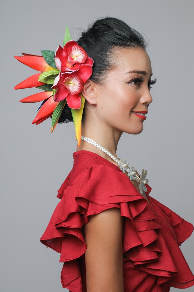 オーキッドパラダイスクリップ（レッド）