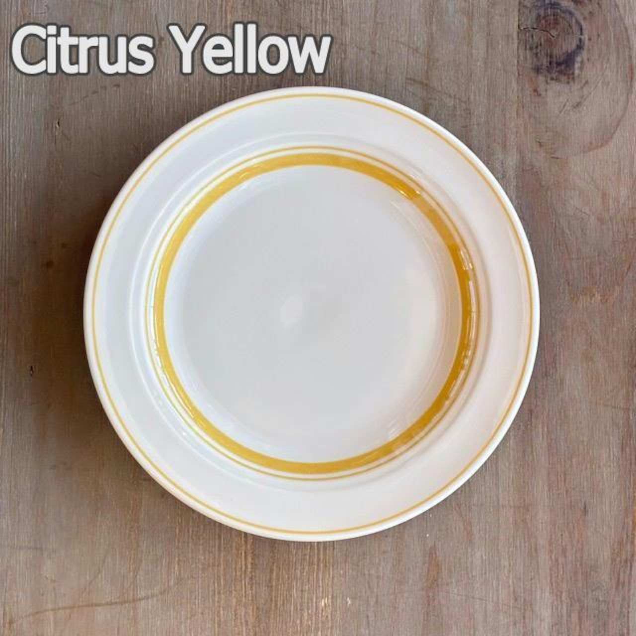 Countryside Cake Plate 17.5cm 4color　カントリーサイドケーキ皿　全4色　イエロー　ブルー　ネイビー　グリーン　小皿　電子レンジ　食洗機　オーブン
